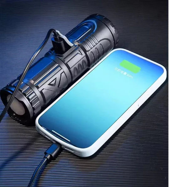 🔦LED Rechargeable Tactical Laser Flashlight