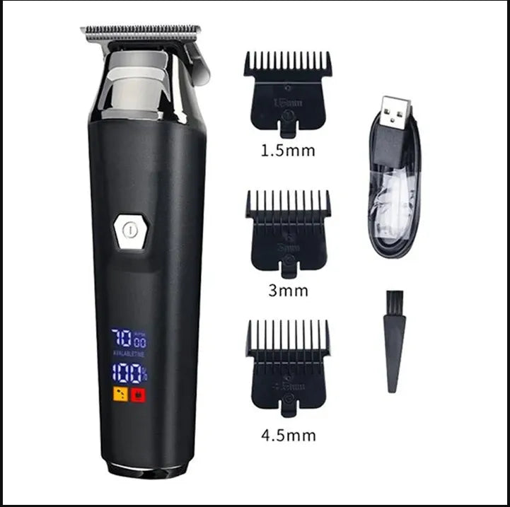 Digital Display Professional Hairdressing Electric Hair Clipper